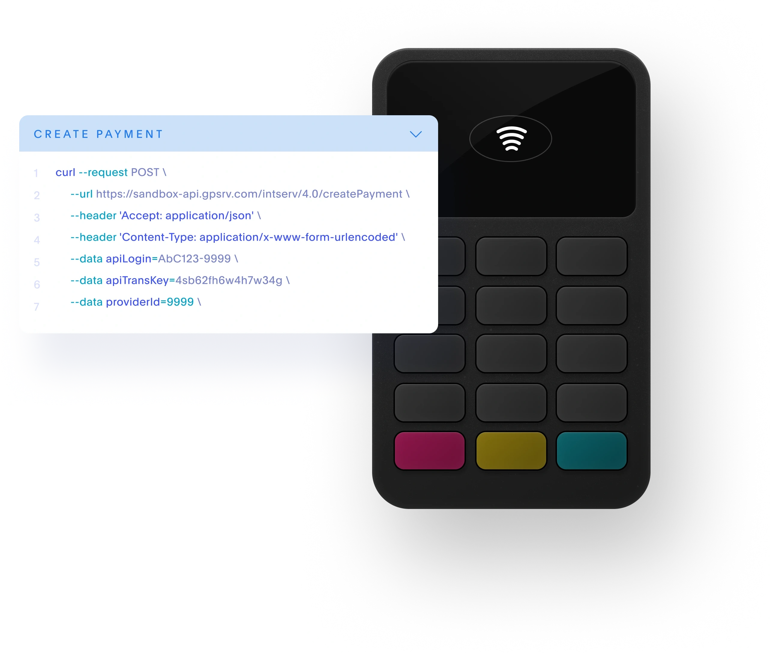Payment details UI